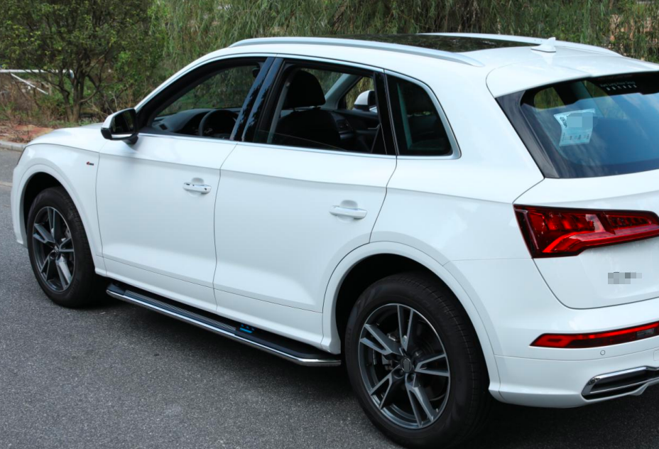 2PCS FITS for AUDI Q8 20192023 Running Boards with LED Light Side Step