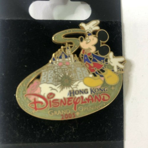 Hong Kong Disneyland Grand Opening Pin Mickey Mouse RARE - Picture 2 of 3