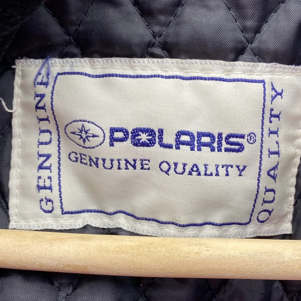 Vintage Polaris Black/Blue Women's 2XL Jacket Insulated Liner Snow Skirt READ - Image 4 of 4