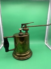 Vintage Antique Brass Huffman Co. Dayton Ohio Blow Torch Made In USA