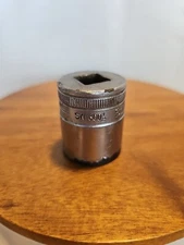 SNAP ON SW300 320 1/2  1/2" DRIVE, 15/16" &  1" SOCKET, SHALLOW, 12 PT Vintage G