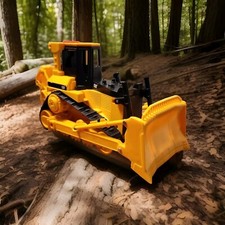  TOY STATE CATERPILLAR/BULLDOZER Workingsounds/movesbackforth/YELLOW CAT
