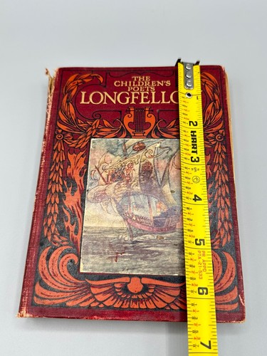 The Children’s Poets by Henry Wadsworth Longfellow Antique Poem Book WORN - Picture 9 of 11