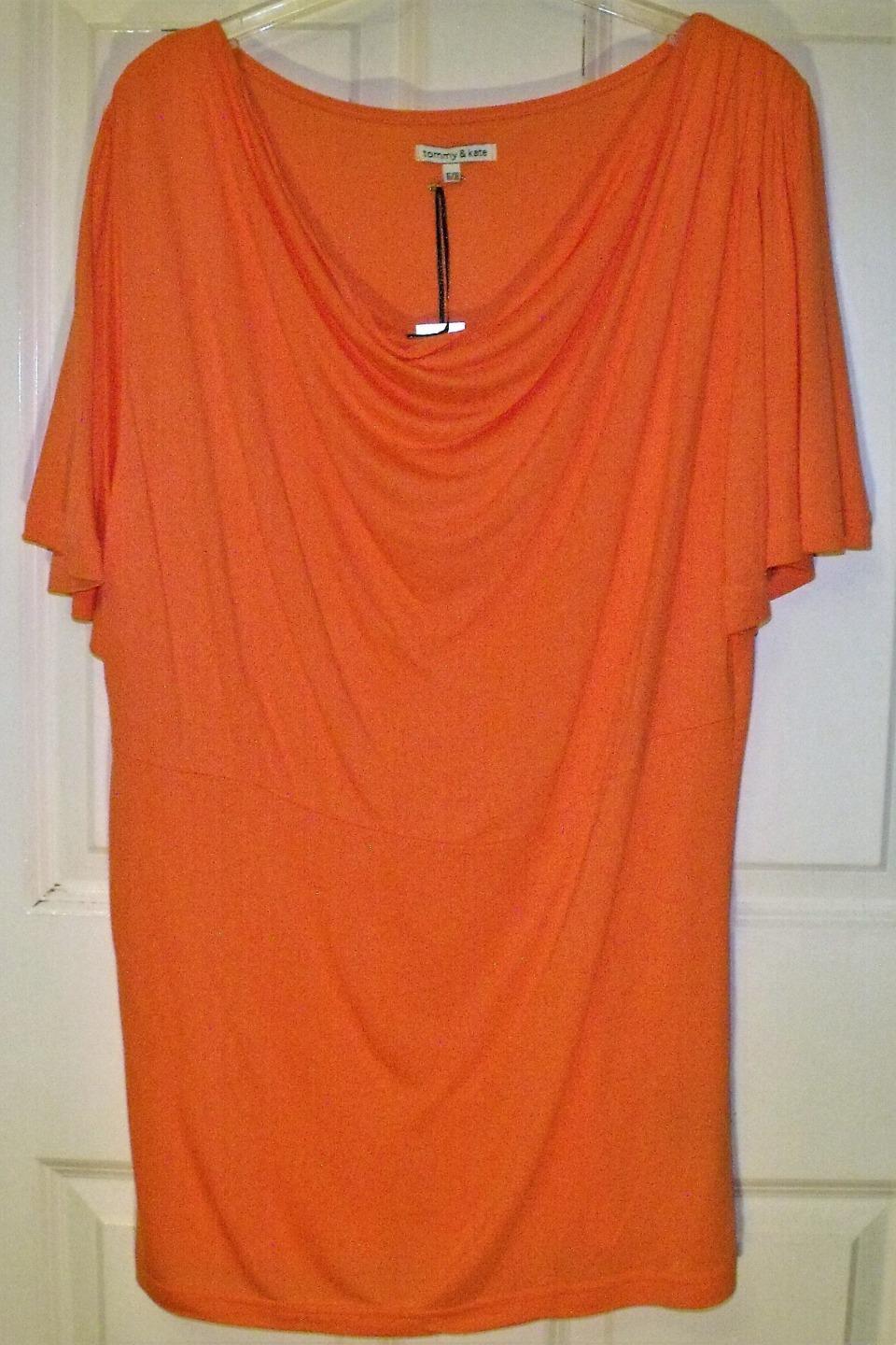 NUEVA CALIDAD ROSA CORAL TOMMY & KATE VISCOSA TOP TALLA 16/18 # BX #*