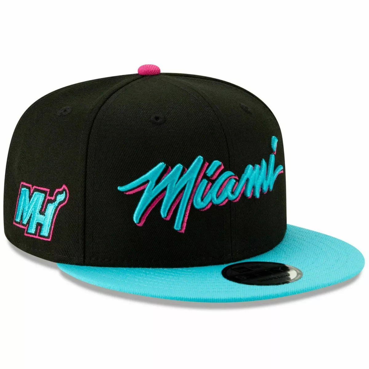 New Era Miami Heat Vice Edition White 9Fifty Snapback Cap