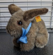 Steiff Poppel 077685 Hase sitzend Osterhase Stofftier Plüschtier Vintage