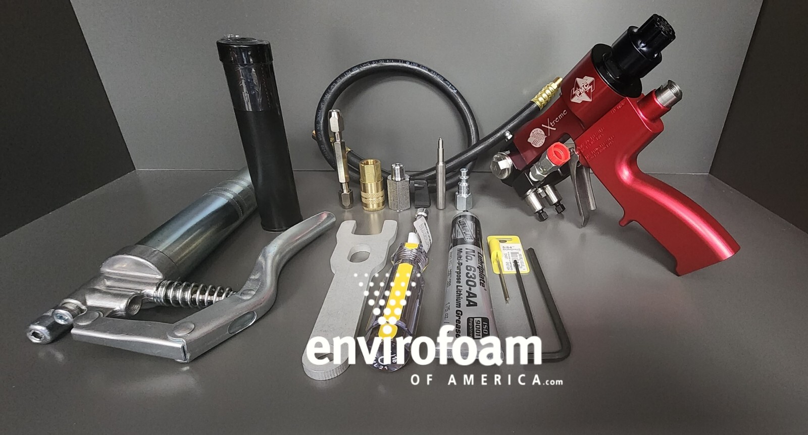 PMC Xtreme Spray foam Insulation Gun Red 01 chamber eBay