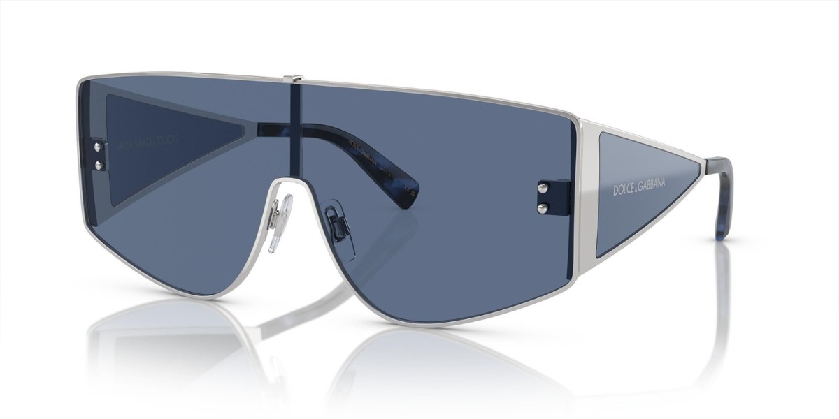 Dolce & Gabbana Sky Blue Sunglasses DOLCE & GABBANA PLASTIC RECTANGLE SKY BLUE FULL SUNGLASS  main image 2