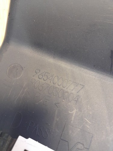 PEUGEOT 1007 2005-2020 FRONT PASSENGER SIDE UNDERSEAT STORAGE TRAY 9654000777 - Picture 3 of 5