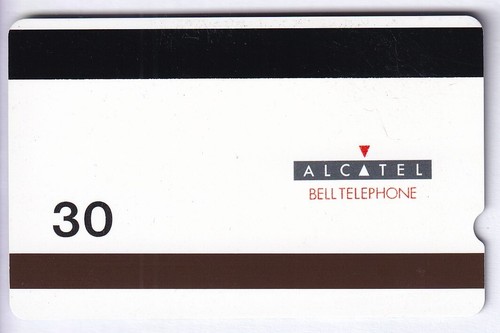 TEST SALON EXPO CARTE CARD .. EUROPE ESTONIE POLOGNE 30 ALCATEL BELL RARE 1993 - Imagen 2 de 2
