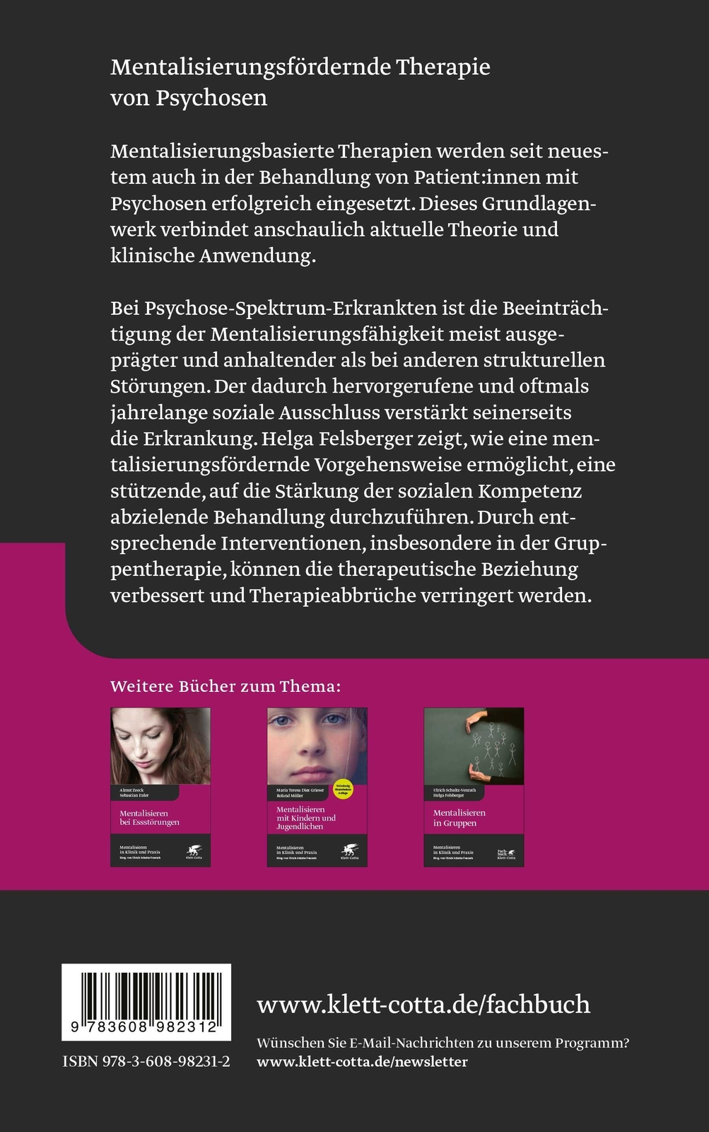 Thumbnail - Mentalisieren Bei Psychosen (mentalisieren In Klinik Und Praxis) |