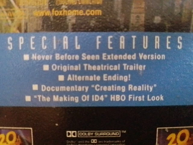 Independence Day VHS Special Edition PAL video Bonus extended - documentary - Image 3 of 4