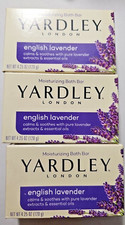 3 Pk Yardley London English Lavender Naturally Moisturizing Bath Bar 4 Oz Each