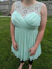 Deb Prom Dress Mint 