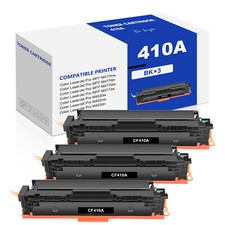 3 Black CF410A For HP 410A Toner LaserJet Pro MFP M477fdn M477fdw M452nw M452dn