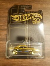 2018 Hot Wheels 50th Anniversary Black & Gold '67 Camaro Chase Car for sale online 