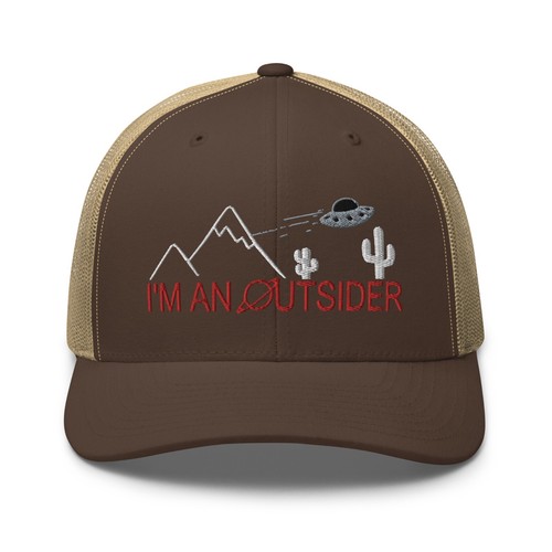 Alien UFO I'm an Outsider Trucker Hat for Men Women - Bild 16 von 25