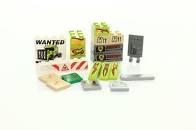 Lego Racers Tiny Turbos Set 8199 Security Smash 100% complete 2010