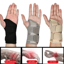 Left Right Wrist Thumb Support Splint Carpal Tunnel Sprain Arthritis Joint Brace