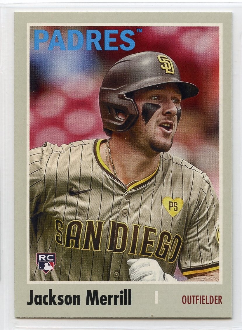 2024 Topps Archives Rookie Card - #156 - Jackson Merrill - San Diego Padres