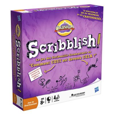 Jeu de Société 182451010 Hasbro Cranium Scribblish NEUF