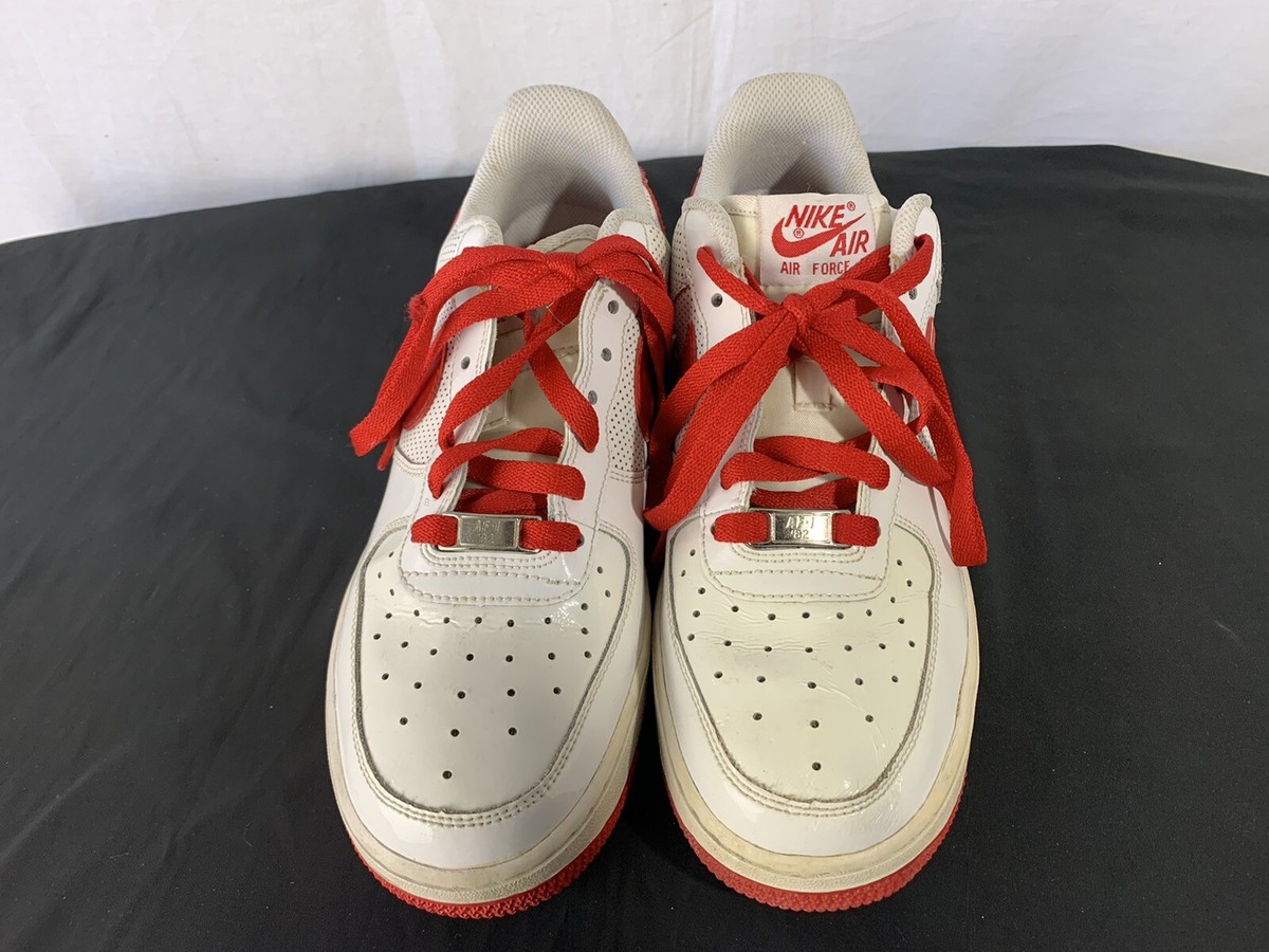 NIKE AIR FORCE 1 GS Sz 7Y (Youth) 314192-122 Red/White | eBay NIKE AIR FORCE 1 GS Sz 7Y (Youth) 314192-122 Red/White | eBay