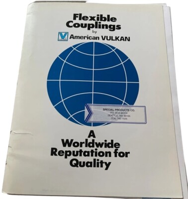 VULKAN Flexible Couplings A Worldwide Reputation For Quality Fast Shipping 