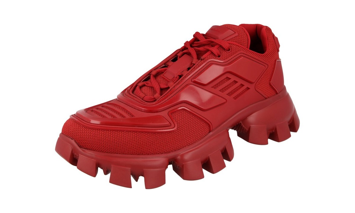 PRADA Cloudbust Thunder Sneakers - 2EG293 - Red - NEW | eBay