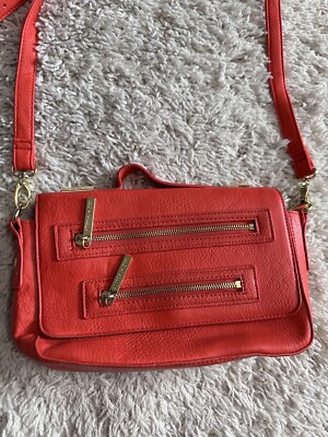 Olivia Joy Crossbody bag Satchel Red Orange