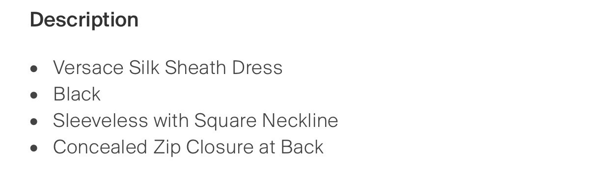 Versace Authentic Solid Black Silk Tank Knee Leng… - image 4