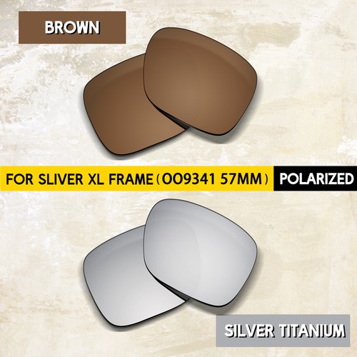1.5MM POLARIZED Replacement lenses for Oakley Sliver XL OO9341 57mm Anti-Scratch - Picture 17 of 30