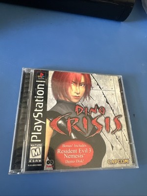 Dino Crisis [2 Disc Edition] (Sony PlayStation 1 PS1, 1999) Tested w/ Reg Card