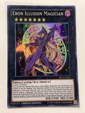 EBON ILLUSION MAGICIAN SHVI-ENSE1 SUPER RARE SHINING VICTORIES YU-GI-OH HOLO