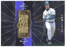 1998 SPx Finite Ken Griffey Jr #130 Radiance Parallel #/4500 Mariners HOF