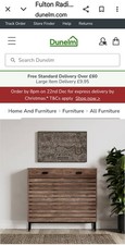 Dunelm radiator cover