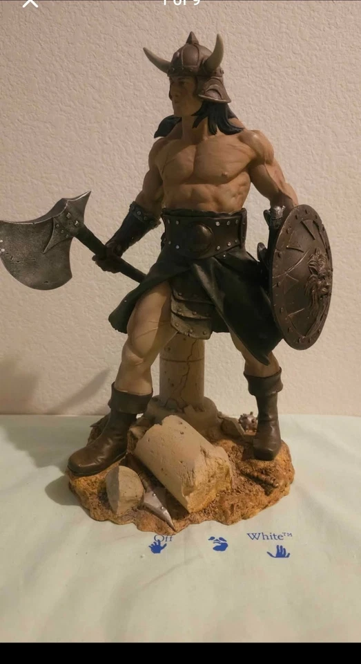 Quarantine Studio 制作的野蛮柯南雕像 14.5 英寸高 84/260 — 第 2/4 张图片