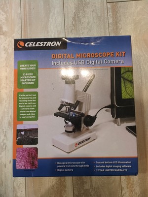 New Celestron Digital Microscope Kit w/ USB Digital Camera - Unused