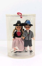 5" Tall Dutch Dolls Boy Girl Celluloid Fabric Traditional Clothing Austria New