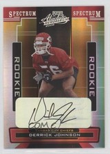 2005 Playoff Absolute Memorabilia Spectrum Silver /249 Derrick Johnson Auto 0sp7