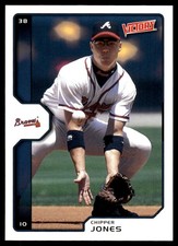 Chipper Jones 2002 Upper Deck Victory #250 Atlanta Braves FREE SHIP AutographDen