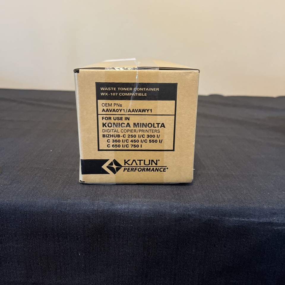 Scatola Toner Di Scarico Konica Minolta WX-107 (AAVA0Y1) Per Bizhub C250i, C300i, C360i. Nuova Originale.