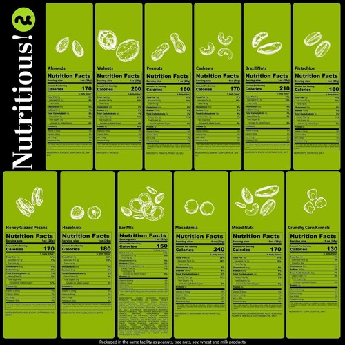 Cesta de regalo de nueces mixtas de Navidad gourmet antojos de nueces - Surtido - Imagen 6 de 9