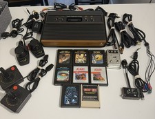 Atari 2600 4-Switch Gaming Console System with Accessories & 8 Games Super Nice