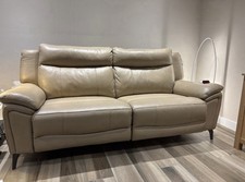DFS Leather WREN sofa 3 seater leather Power  with USB recliner 