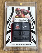 2024 Panini Flawless Terry McLaurin Patches NFL LAUNDRY TAG #1/3 Commanders