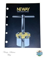 1970s Neway Valve Seat Cutter Catalog Manual 23 Pages Full Specs Tools Guid