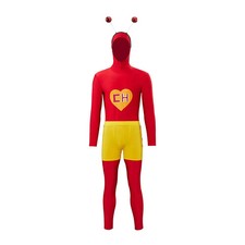 Mexican comedian El Chapulin Colorado cosplay in Halloween cosplay costume