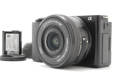 Sony Alpha ZV-E10 Schwarz Spiegellose Digitalkamera 24.2MP Body 16-50mm...