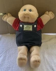 Vintage Cabbage Patch Kids Boy Doll Play Along Blue Signature 1985 Blue Eyes