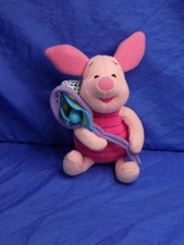 Disney Winnie the Pooh 100 Acre Collection PIGLET Plush Butterfly Net Applause